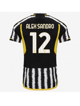 Juventus Alex Sandro #12 Replika Hemmakläder 2023-24 Kortärmad